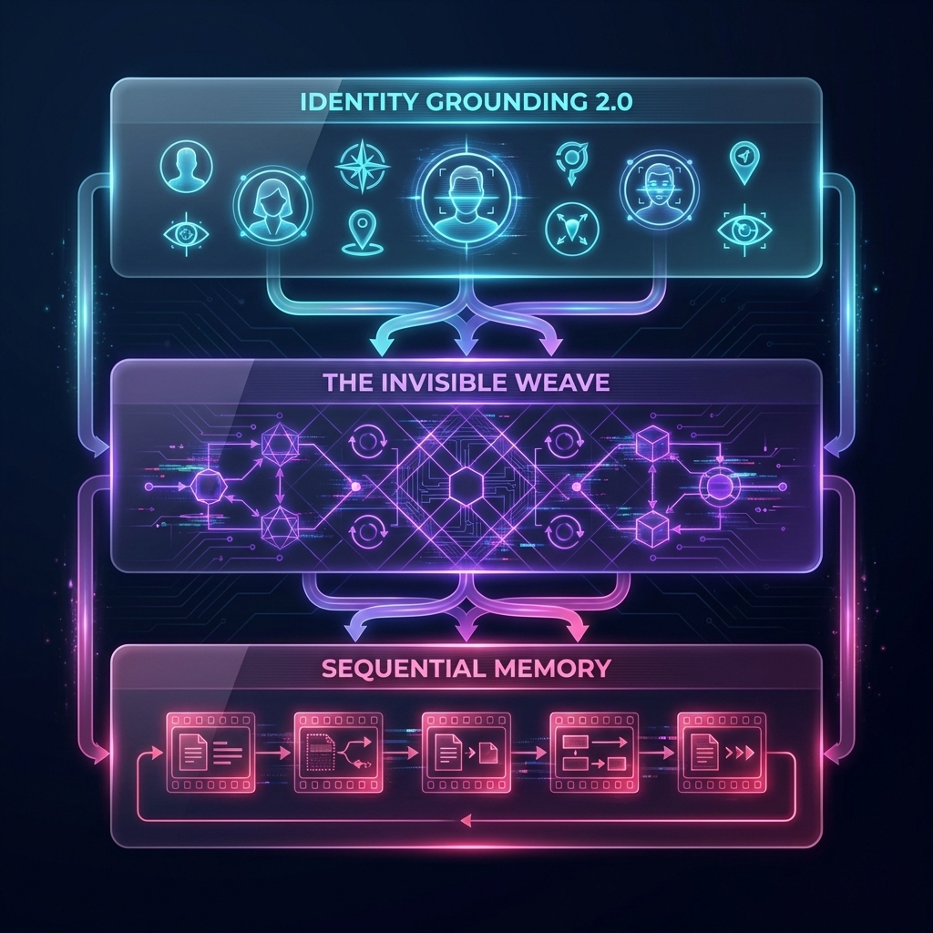 MiniStudio Architecture: Identity Grounding 2.0, The Invisible Weave, Sequential Memory
